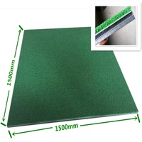Tapis d'entraînement de golf Airflex avec matériau EVA/caoutchouc et Wedge Flex pour l'entraînement et la pratique en intérieur/extérieur (1,5 m)