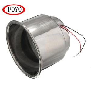 Foyo-soporte para taza empotrada LED <span class=keywords><strong>de</strong></span> <span class=keywords><strong>acero</strong></span> inoxidable para barco y velero, porta bebidas, color azul, 304 - Product Image 3