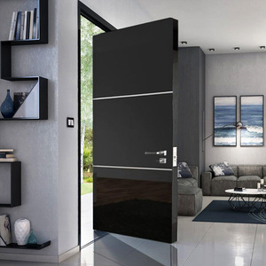Dökme alüminyum dış Pivot giriş kapısı giriş güvenli kapı - Product Image 3