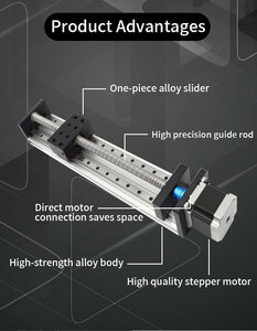 Chuyển động tuyến tính TR8 dẫn vít hiệu quả đột quỵ 100mm 1204 1605 1616 1620 bóng vít nema23 Stepper Thiết bị truyền động AC động cơ - Product Image 4