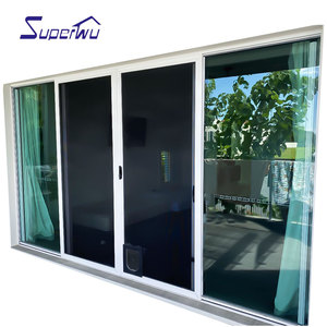 <span class=keywords><strong>Porte</strong></span> coulissante empilable en aluminium à vue panoramique et <span class=keywords><strong>seuil</strong></span> bas, double vitrage trempé, étanche et sécurisée pour cour, conforme aux normes NFRC NOA AS2047 2026 - Product Image 6