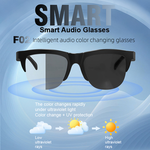 Gafas de sol inteligentes F02 con auriculares de carga rápida, antiluz azul e impermeables - Product Image 2