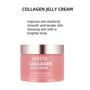 Crème gelée au collagène pour tous types de peaux, lotion hydratante et éclaircissante pour le visage avec niacinamide, vitamine B3, ingrédients de squalane - Product Image 3