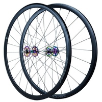 Jeu de roues de vélo 700C pour piste, moyeu à roulements avant et arrière, frein V double, vitesse unique, pignon fixe