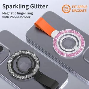 Nuevo soporte de anillo de succión magnético de doble cara de diamante de moda soporte de rotación de <span class=keywords><strong>360</strong></span> grados Cordón de teléfono móvil PH23 - Product Image 2