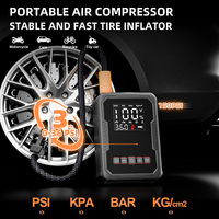 2400A Truck & Car Jump Starter with Air Compressor Portable Battery Booster Air Pump & Tire Inflator-Spark Proof
