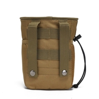 Oxford táctico sin correa gimnasio tiza bolsa cubo equipo de defensa personal sistema Molle uso al aire libre almacenamiento de comestibles bolsas de volcado