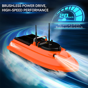 Flytecrc V066 12V nhựa cá chép câu cá mồi thuyền 4 GPS điểm không thấm nước 5kg Tải công suất 1km Phạm vi điều khiển từ xa 1 Phễu - Product Image 2
