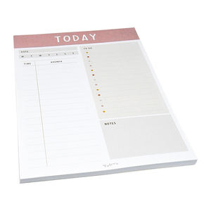 Bloc-notes personnalisable A5 pour liste de tâches, 100 pages, pour l'école, le bureau, les tâches professionnelles et la planification des rendez-vous - Product Image 4