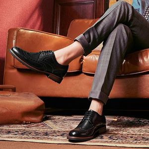 Engraved Derby <b>shoes</b> - High-end Italian handmade leather <b>shoes</b>, genuine leather business men's <b>shoes</b>, wedding <b>shoes</b> - Product Image 3