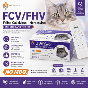 Kit de test rapide 6-en-1 pour chats FPV FIPV FHV FCV FELV FIV – Test de diagnostic combiné pour les maladies infectieuses du chat - Product Image 4