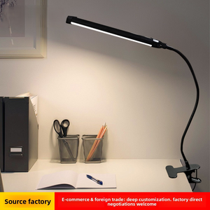 Lámpara <span class=keywords><strong>de</strong></span> Lectura LED con Protección Ocular, 3 Modos <span class=keywords><strong>de</strong></span> Color, Regulable, con Brazo Flexible y <span class=keywords><strong>Pinza</strong></span> <span class=keywords><strong>para</strong></span> Cabecera <span class=keywords><strong>de</strong></span> Cama, Oficina o Mesa - Product Image 1