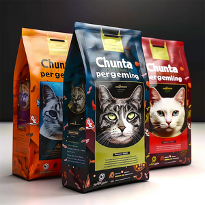 Emballage de nourriture humide pour chat personnalisé écologique EVOH-PE plastique encre à base d'eau imprimé sac de nourriture pour animaux de compagnie de nourriture pour chat biodégradable