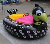 Prêt pour la livraison parc aquatique gonflable beaux enfants bateau de butoir Animal canard bateau de butoir d'eau électrique pour la piscine