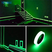 Película de Vinilo de PVC Fotoluminiscente Personalizada, Autoadhesiva, que Brilla en la Oscuridad, Luminosa, Fosforescente, Reflectante, Irrompible, Imprimible, de Seguridad