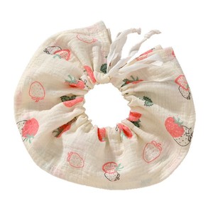 Babero con cordón para bebé Jianmu, babero de gasa de cuatro capas de algodón puro con dibujos animados para uso en primavera y verano de 0 a 3 años - Product Image 4