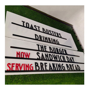 Menu caffetteria cartellone <span class=keywords><strong>lettere</strong></span> acrilico 3D lettera cartello cartellone prezzo parete Menu <span class=keywords><strong>lettere</strong></span> - Product Image 1
