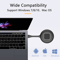 Clé USB pour tableau blanc interactif, adaptateur de partage d'écran sans fil, résolution 720P-1080P, 30-60fps, accessoires audio-vidéo