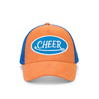 Casquette Trucker Marron Classique en Tissu Suédé et Maille à 5 Panneaux avec Logo Brodé en 3D - Idéale pour les Voyages et Activités de Plein Air