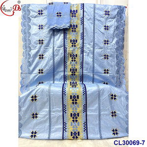 Tissu <span class=keywords><strong>Bazin</strong></span> Riche <span class=keywords><strong>Brodé</strong></span> Coloré Écologique Lisami pour la Confection de Jupes pour les Occasions Festives - Product Image 4