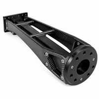 Brazo de Soporte Robótico de Fibra de Carbono 3K Hecho a Medida, Soporte Ligero para Efector Final de Robot Industrial