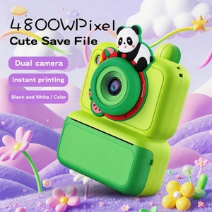 <span class=keywords><strong>Appareil</strong></span> <span class=keywords><strong>photo</strong></span> instantané pour enfants DLC, 4800MP, double objectif, vidéo 1080P, fonction de retardateur, forme de dessin animé mignonne, impression en un clic - Product Image 1