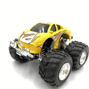 Coche de juguete con ruedas grandes para niños, vehículo de juguete fundido a presión, de aleación, recuerdo de fiesta