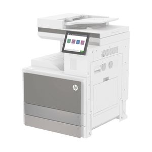 惠普打印机，配有28PPM彩色激光打印机管理MFP E78528dn低速打印机 - Product Image 6