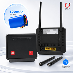 Olax โมเด็ม CPE CAT6 MC60 CAT4 300Mbps โมเด็ม CPE เราเตอร์ไร้สายมือถือ WiFi 4G LTE พร้อมช่องใส่ซิมการ์ดเราเตอร์ WIFI 4G LTE - Product Image 1