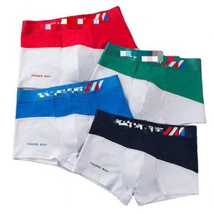 Ropa Interior Masculina de Marca Boxer, Calzoncillos de Algodón para Hombre, Calzoncillos de Algodón Puro para Hombre, Calzoncillos Cortos de Algodón Sin Costuras de Cintura Media - Product Image 1