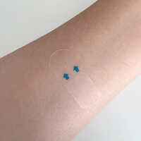 Masque facial auto-adhésif transparent mat respirant de classe I, désinfectant à infrarouge lointain, certifié CE de qualité médicale, pour l'approvisionnement transfrontalier