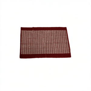 Alfombra Antideslizante de Lana/Acrílico a Rayas de Tamaño Mediano, Estilo Liso, Tejido Plano, para Pasillo y Uso Doméstico - Product Image 3