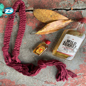MB017 di disegno Semplice di cotone sacchetti della bottiglia di Vino per Le Donne fatti a mano corda di cotone bottiglia di acqua tote Macrame sacchetti di vino - Product Image 3