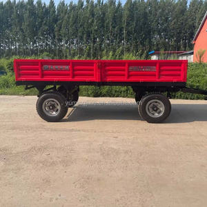 Venta caliente Rueda Tractor Tracción 5 Ton 4 ruedas <span class=keywords><strong>Remolque</strong></span> <span class=keywords><strong>de</strong></span> granja <span class=keywords><strong>de</strong></span> doble eje en venta - Product Image 6