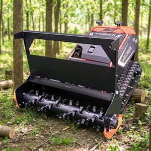 Débroussailleuse forestière télécommandée à essence Vigorun Tech, largeur de coupe 100 cm, moteur 4 temps, tondeuse à chenilles, broyeur à fléaux - Product Image 1