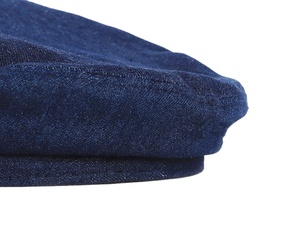 Fashion Flat Top Denim Fabric Captain Cadet Cap <b>Hat</b> <b>for</b> Kid Child - Product Image 5