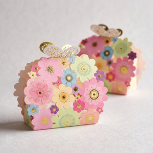 Caja <span class=keywords><strong>de</strong></span> dulces <span class=keywords><strong>de</strong></span> boda <span class=keywords><strong>de</strong></span> flores huecas YZ, embalaje cuadrado creativo reciclable en caja <span class=keywords><strong>de</strong></span> papel <span class=keywords><strong>de</strong></span> embalaje <span class=keywords><strong>de</strong></span> cartón - Product Image 5
