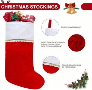 Décorations suspendues pour cheminée, décorations de fête de fin d'année, décorations pour la maison familiale, chaussettes de Noël personnalisées en feutre - Product Image 2
