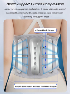 Aofit Rückenstützgürtel für Frauen und Männer zur Schmerzlinderung bei Bandscheibenvorfällen Lendenwirbelstütze Taillengürtel - Product Image 3