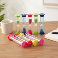 Minuteur de brossage des dents coloré pour enfants modernes, minuteur dentaire de 2 minutes pour la salle de bain, matériau sûr pour la maison et la clinique