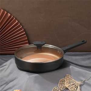 La mejor oferta, 10 Uds., juego de utensilios de cocina antiadherentes ecológicos clásicos, ollas de cocina, sartenes, parte inferior de inducción, cobre, apto para freír en lavavajillas - Product Image 2