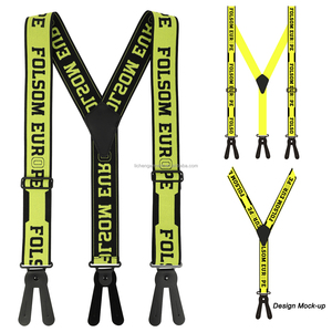 Tirantes Elásticos para Hombre con Botones y Clips, Diseño Nuevo, Personalizados de Fábrica, Pedidos Pequeños - Product Image 1