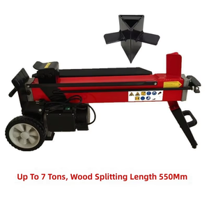 Electric Hydraulic Log Splitter Small Household Firewood <b>Splitting</b> <b>Machine</b> Manual Wood Splitter for Farm Garden - Product Image 1