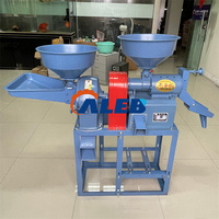 Mini décortiqueuse de riz de haute qualité combinée usine de fraisage Portable broyeur de blé fraiseuse de riz commerciale