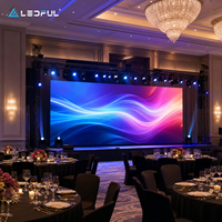 Layar Video LED P3.91 untuk Acara Gala Ballroom Hotel dengan Rigging Stabil dan Instalasi Sewa Layanan Depan