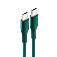 Câble de données de charge rapide Type-C vers Type-C 60W pour iPhone et Samsung