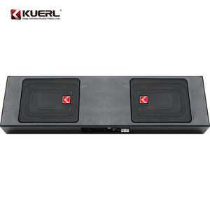 Kuerl Dual <b>Speaker</b> Subwoofer 800W Active Stereo MDF Built-in <b>Amplifier</b> Car Audio System - Product Image 5