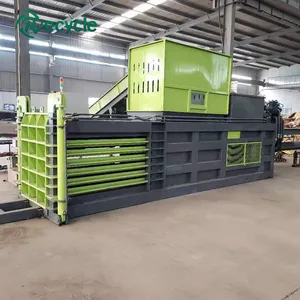 Fabriek Prijs 400 Model Horizontale Hydraulische Compressor Schroot Balenpers Machine Voor Recycling