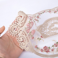 Table à manger broderie artisanat napperon Style européen dentelle isolation plaque tapis Anti-brûlure macramé dessous de verre tapis de Table