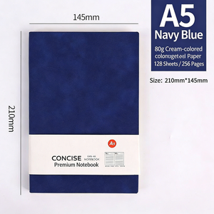 Carnet en cuir PU professionnel A6 A5, carnet en cuir PU pour le <span class=keywords><strong>bureau</strong></span> - Product Image 2